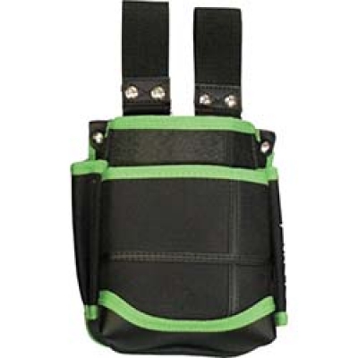 （株）基陽 TKJ02K-G ＫＨ　武尊魂　２段腰袋　自在ベルト通し黒／緑