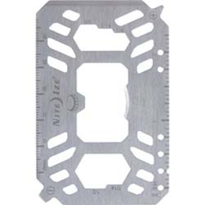 （株）シームーン NI03994 ＮｉｔｅＩｚｅ　ファイナンシャルツールマルチツールカード　シルバー