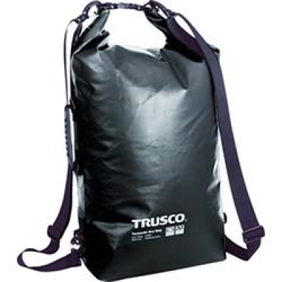日本中山 TRUSCO  TDRB-BK TRUSCO 防水ターポリンドライバッグ ブラック