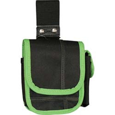 （株）基陽 TKJFK-G ＫＨ　武尊魂フタ付腰袋　自在ベルト通し黒／緑