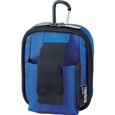 日本中山 TRUSCO  TCTC1803W-BL TRUSCO コンパクトツールケースワイド 2ポケット ブルー