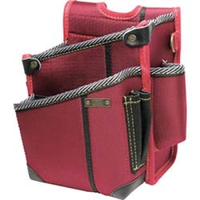 (株)基陽 SA08R KH 進化ウエストバッグ(大)緋/黒