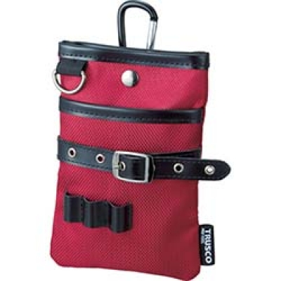 日本中山 TRUSCO  TCTC1509-R TRUSCO コンパクトツールケース シザーポケット レッド