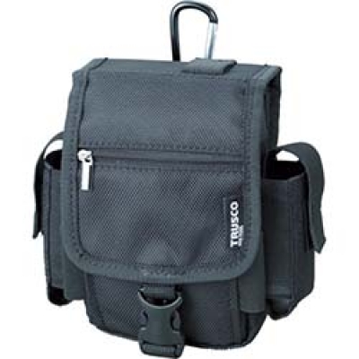 日本中山 TRUSCO  TCTC1808-BK TRUSCO コンパクトツールケース ツーサイドポケット ブラック