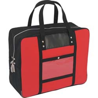 三栄産業（株） BTLL-SED-02 ＳＡＮＥＩ　帆布メール用ボストン（ＬＬ）ＳＥＤ－１錠付　赤