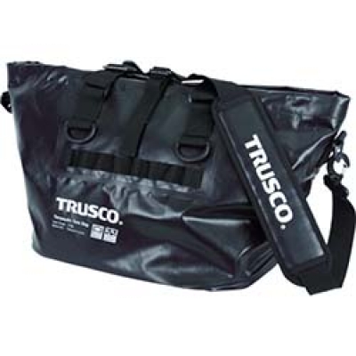 日本中山 TRUSCO  TTBL-BK TRUSCO 防水ターポリントートバッグ Lサイズ ブラック