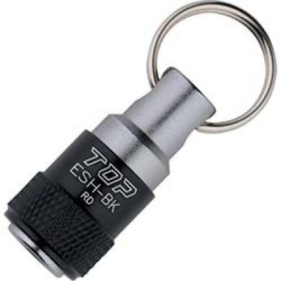 トップ工業(株) ESH-BK TOP 携帯用ソケットホルダー リング付 ブラック
