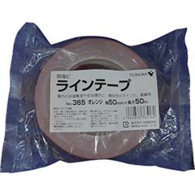 (株)寺岡製作所 365 OR-50X50 TERAOKA 脱塩ビ ラインテープ NO.365 オレンジ 50mmX50M