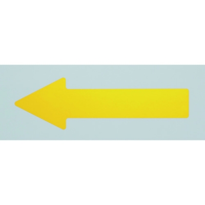 日本绿安全 MIDORI VHT-YAJIRUSHI-Y ミドリ安全　ベルデビバ矢印テープ　黄　１０枚入