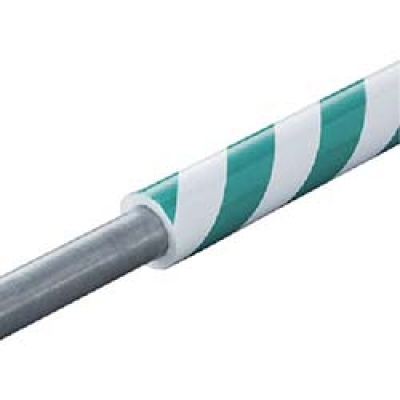 ユニット（株） 374-69 ユニット　＃トラパイプ　緑白　内径４９Ф×外径６９ｍｍФ×１ｍ