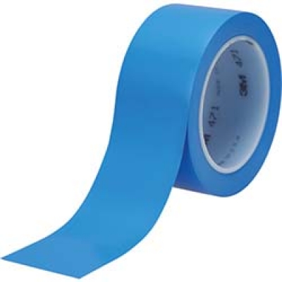 美国 3M  テープ・接着剤製品事業部 471 BLU 50X32 K 3M 高機能ラインテープ 471 青 50mmX32.9m 個装