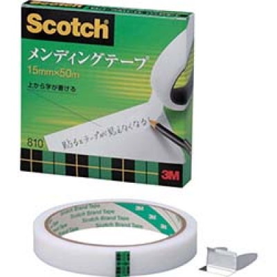 美国 3M  文具・オフィス事業部 810-3-15 3M メンディングテープ 15mmX50m 巻芯径76mm