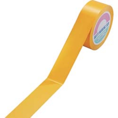 （株）日本緑十字社 149043 緑十字　ガードテープ（ラインテープ）　黄　５０ｍｍ幅×２０ｍ　再剥離タイプ