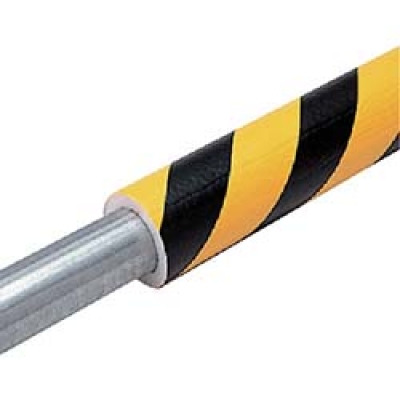 ユニット(株) 374-70 ユニット #トラパイプ 黄黒 単管用 外径69mmФ×1m