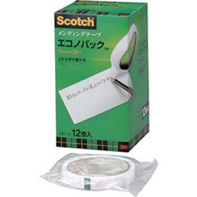 美国 3M  文具・オフィス事業部 MP-15 3M メンディングテープエコノパック 15mmX30m 巻芯径76mm 12巻入
