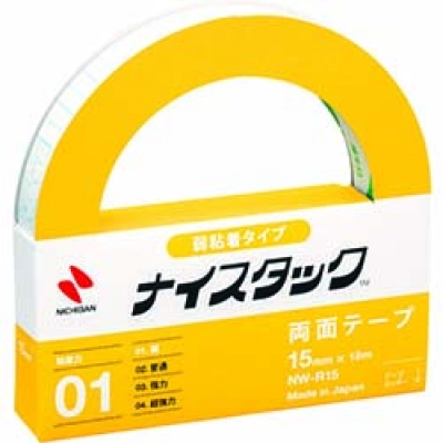 日本米其邦 NICHIBAN     NW-R15 ニチバン ナイスタック弱粘着タイプNW-R