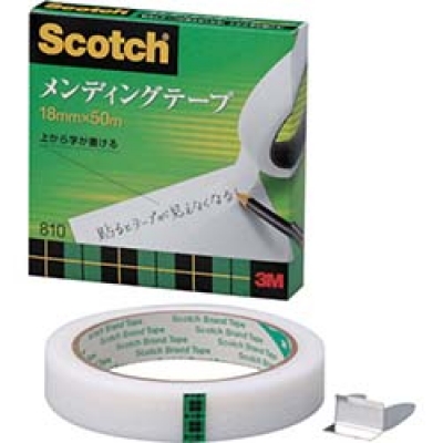 美国 3M  文具・オフィス事業部 810-3-18 3M メンディングテープ 18mmX50m 巻芯径76mm