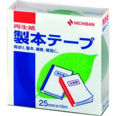 日本米其邦 NICHIBAN     BK-253 ニチバン　製本テープ　ＢＫ－２５　緑　２５×１０