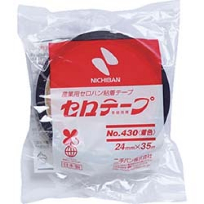 日本米其邦 NICHIBAN     4304T-24 ニチバン セロテ-プ着色青24mmX35m