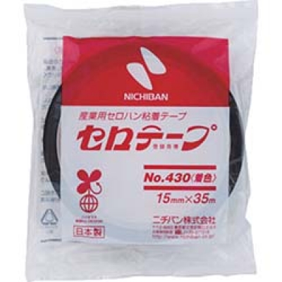 日本米其邦 NICHIBAN     4306T-15 ニチバン　セロテ－プ着色黒１５ｍｍＸ３５ｍ