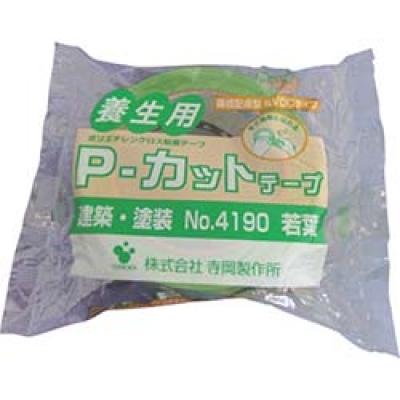 （株）寺岡製作所 4190 LGR-50X25 ＴＥＲＡＯＫＡ　Ｐ－カットテープ　ＮＯ．４１９０　若葉　５０ｍｍＸ２５Ｍ