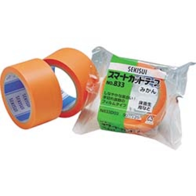 積水化学工業（株） N833D03 積水　スマートカットテープＮｏ．８３３　みかん　５０×２５