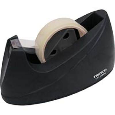 日本中山 TRUSCO  TTC-118BK ＴＲＵＳＣＯ　両用テープカッター　ブラック