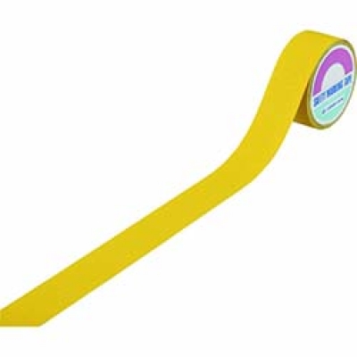 （株）日本緑十字社 260221 緑十字　滑り止めラインテープ　黄　５０ｍｍ幅×５ｍ　塩ビ＋鉱物粒子　屋内外兼用