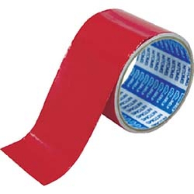 日本NITOMS   J3774 ニトムズ　識別用カラーアルミテープ　５０ｍｍｘ２ｍ　赤