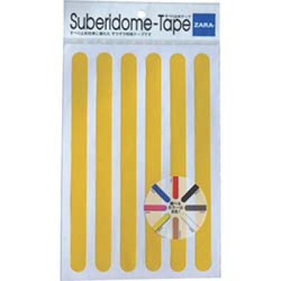 （株）カーボーイ ST-21 カーボーイ　すべり止めテープザラザラ２０×２８０　６Ｐ　イエロー