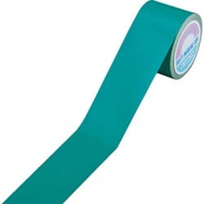 （株）日本緑十字社 265012 緑十字　ラインテープ（反射）　緑　５０ｍｍ幅×１０ｍ　屋内用　ポリエステル