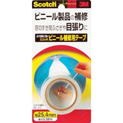美国 3M  コンシューマーマーケット販売本部 PA-25 ３Ｍ　スコッチ　ビニール補修用テープ　２５．４ｍｍＸ５．０８ｍ　ＰＡ－２５