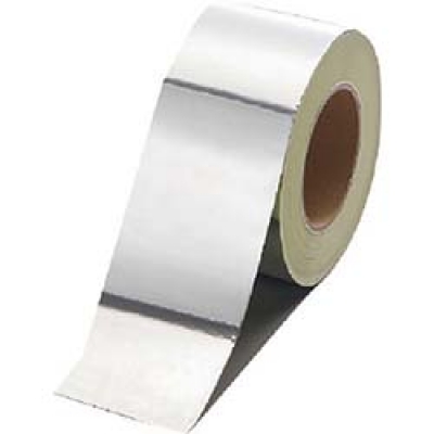 ユニット（株） 864-261 ユニット　アルミテープツヤあり７５ｍｍ幅×５０ｍ巻