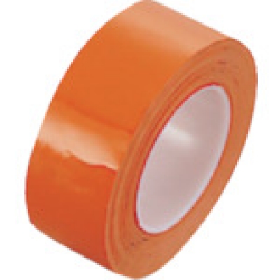 ユニット（株） 864-91 ユニット　クリーンルーム用テープ（黄赤）ポリエチレン　５０ｍｍ幅×５０ｍ巻