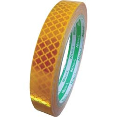 日東エルマテリアル（株） HTP-15Y 日東エルマテ　高輝度プリズム反射テープ１５ｍｍＸ５Ｍ　イエロー