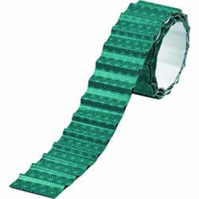 （株）日本緑十字社 265050 緑十字　波状マイクロプリズム反射テープ　緑　４５ｍｍ幅×１ｍ　厚み：５ｍｍ　高輝度＋広角反射タイプ