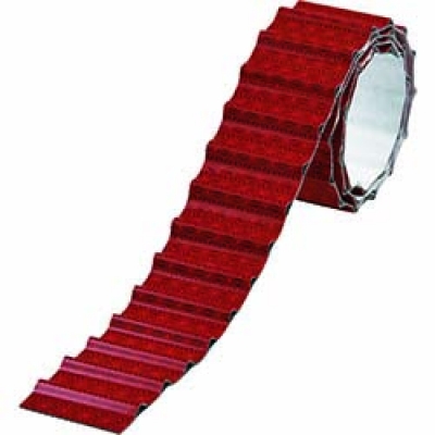 （株）日本緑十字社 265052 緑十字　波状マイクロプリズム反射テープ　赤　４５ｍｍ幅×１ｍ　厚み：５ｍｍ　高輝度＋広角反射タイプ