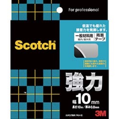 美国 3M  コンシューマーマーケット販売本部 PKH-10 ３Ｍ　スコッチ　強力両面テープ　一般材料用　１０ｍｍＸ１０ｍ　ＰＫＨ－１０