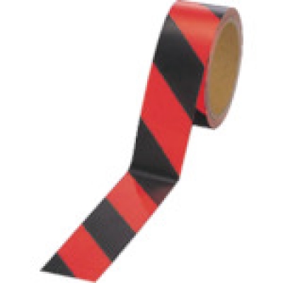 ユニット（株） 864-63 ユニット　蛍光反射テープ　橙／黒　橙部反射　４５ｍｍ幅×１０ｍ巻