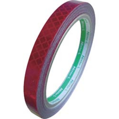 日東エルマテリアル（株） HTP-10R 日東エルマテ　高輝度プリズム反射テープ１０ｍｍＸ５Ｍ　レッド