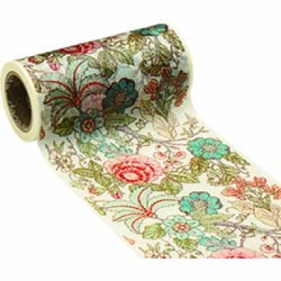 日本NITOMS   M3716 ニトムズ　インテリアマスキングテープ１００ｍｍ　フラワーブラウン