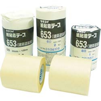 積水化学工業（株） K653X09 積水　紙粘着テープ＃６５３　５０Ｘ１８