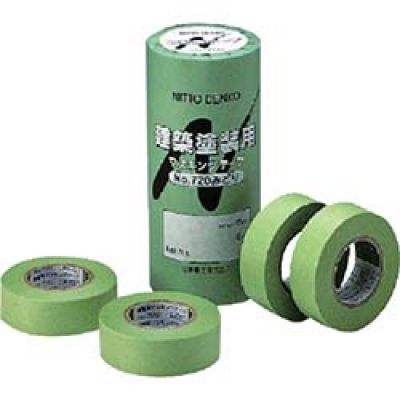 ユニット（株） 486-46 ユニット　内装用マスキングテープ（７本１組）・和紙・１８ｍｍ幅Ｘ１８ｍ巻