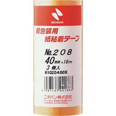 日本米其邦 NICHIBAN     208H-40 ニチバン　紙粘着テープ２０８Ｈ－４０