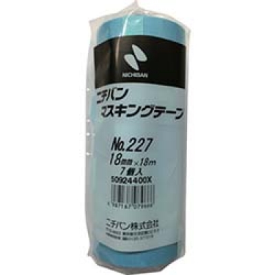 日本米其邦 NICHIBAN     227H-18 ニチバン　マスキングテープ　２２７Ｈ　１８ｍｍ×１８ｍ（１パック７巻入り）