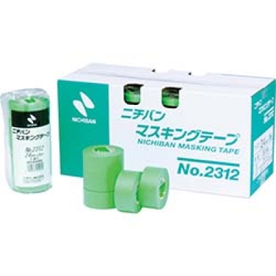 日本米其邦 NICHIBAN     2312H-12 ニチバン　マスキングテープ　２３１２Ｈ　１２ｍｍ×１８ｍ（１パック１０巻入り）