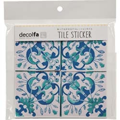 日本NITOMS   M4007 ニトムズ　タイルステッカー　　ブルーＧ