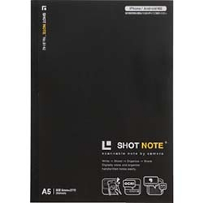 KING JIM  9142-K キングジム　ショットノ－ト（無線綴じタイプ）黒