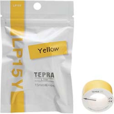 KING JIM  LP15Y キングジム　「テプラ」Ｌｉｔｅテ－プイエロ－