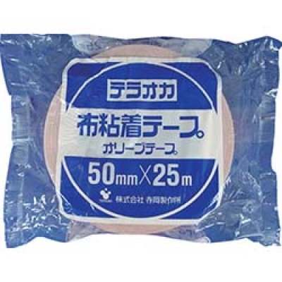 （株）寺岡製作所 145 P-100X25 ＴＥＲＡＯＫＡ　カラーオリーブテープ　ＮＯ．１４５　ピンク　１００ｍｍＸ２５Ｍ